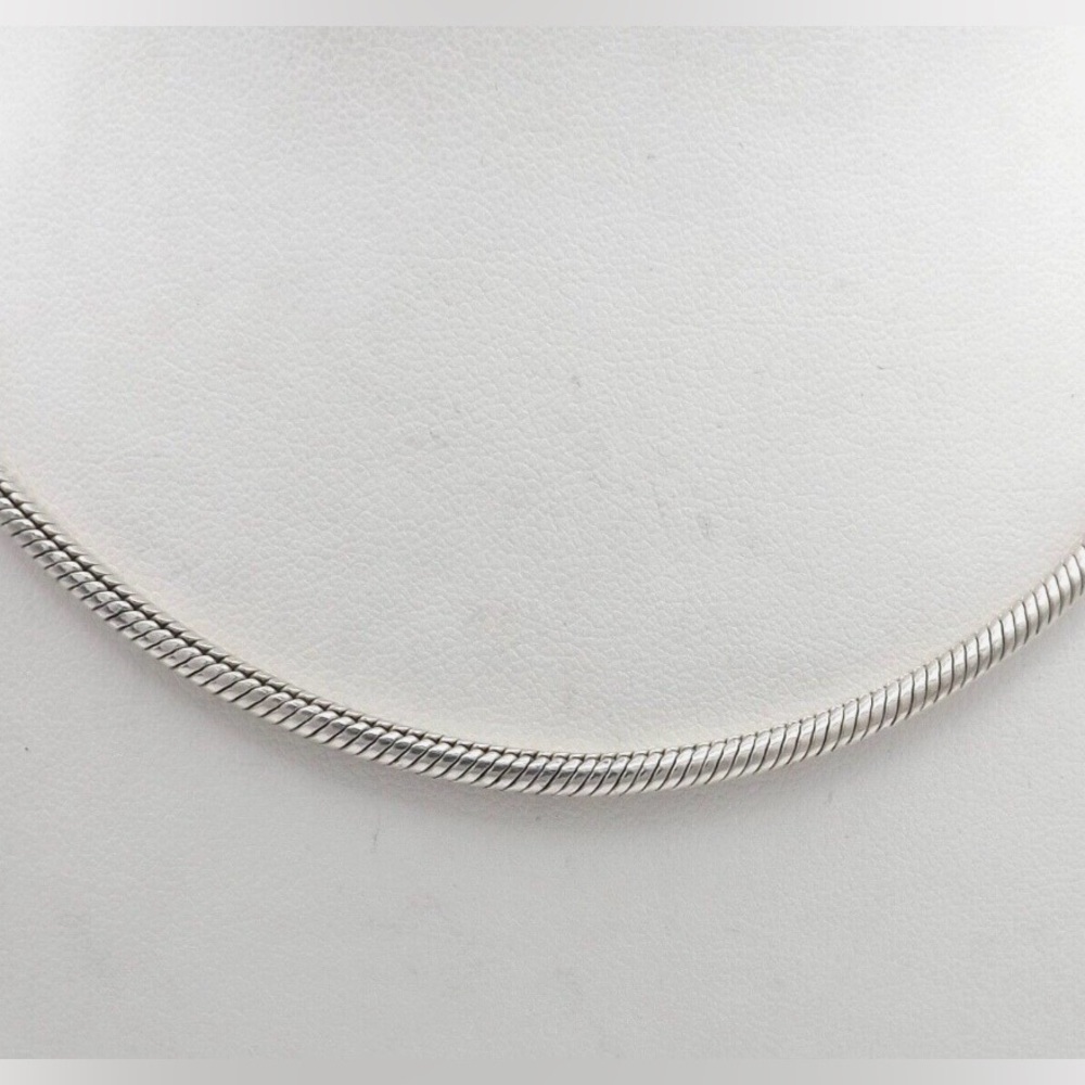 RL Made in Italy Sterling Silver 30” Snake 3mm Necklace